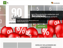 Tablet Screenshot of linnenbecker.de